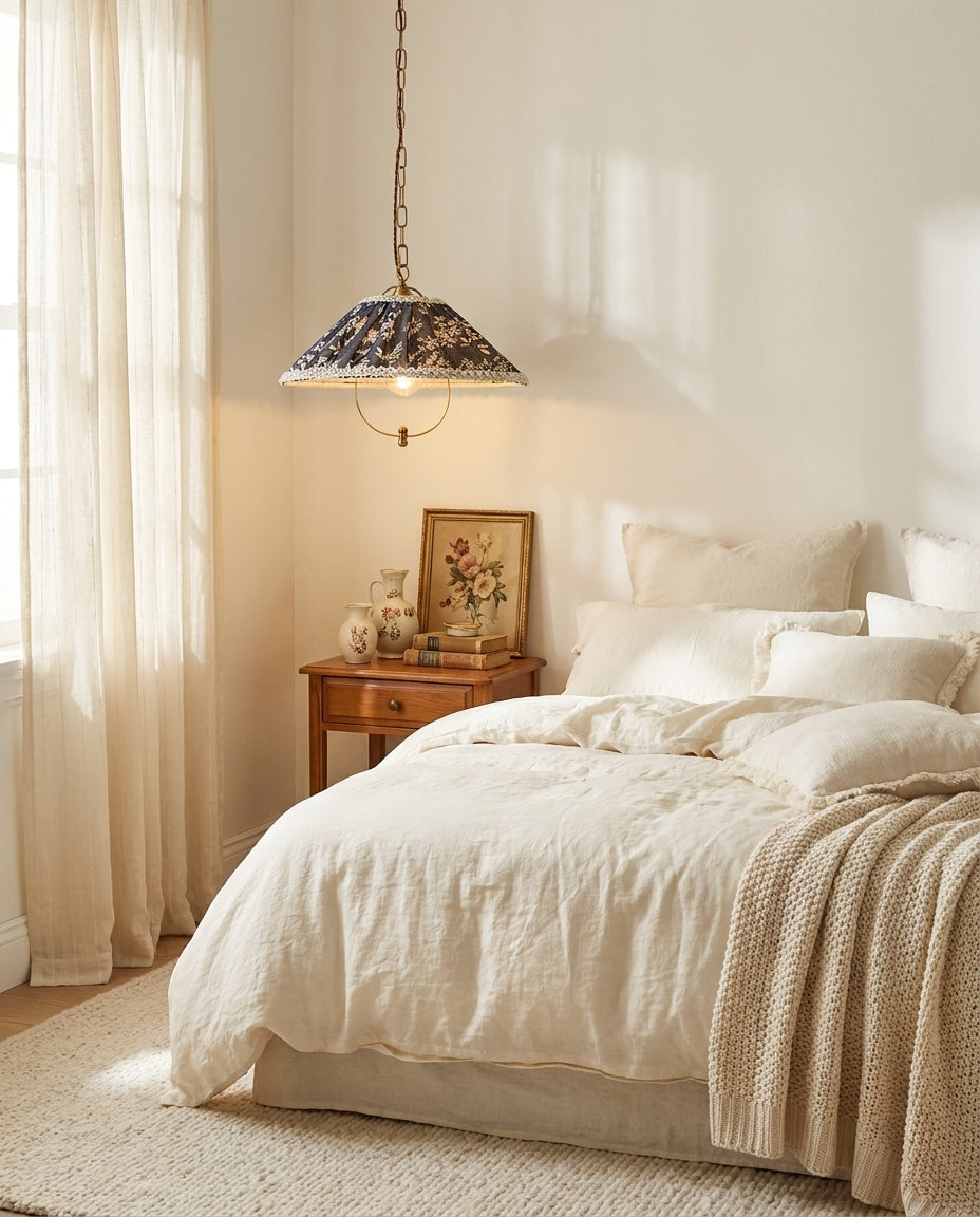 Indigrove Pendant Light – Handcrafted Material Texture and Detail View