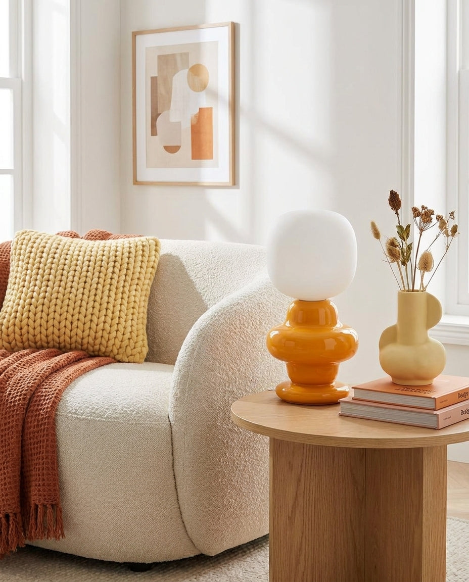Modern Jovilo Table Lamp – Ambient Illumination in Luxury Interior Setting View 13