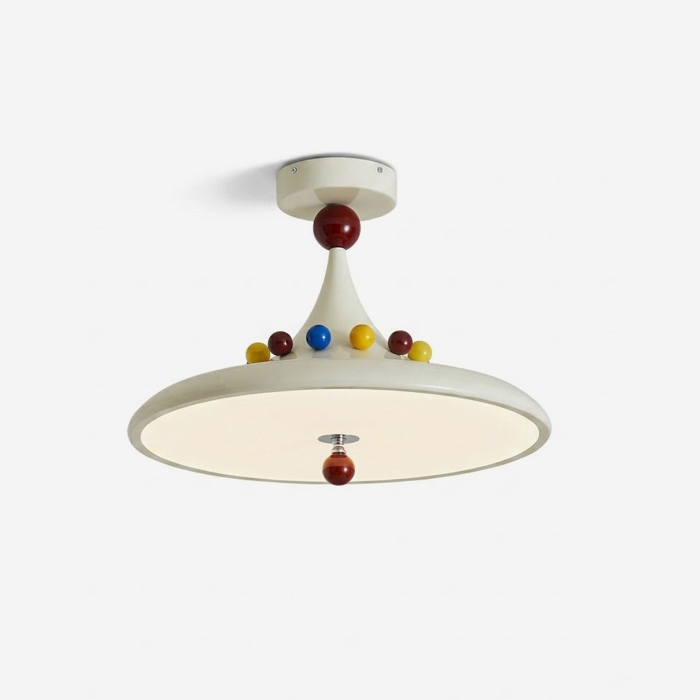 Jubilo Semi Flush Mount – Handcrafted Architectural Luxury Lighting Fixture