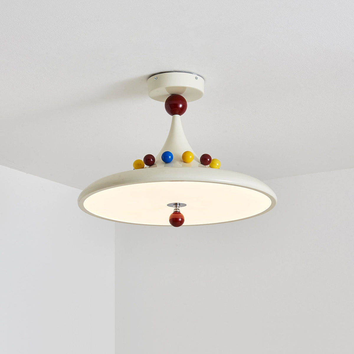 Jubilo Semi Flush Mount – Ambient Illumination in Luxury Interior Setting View 9