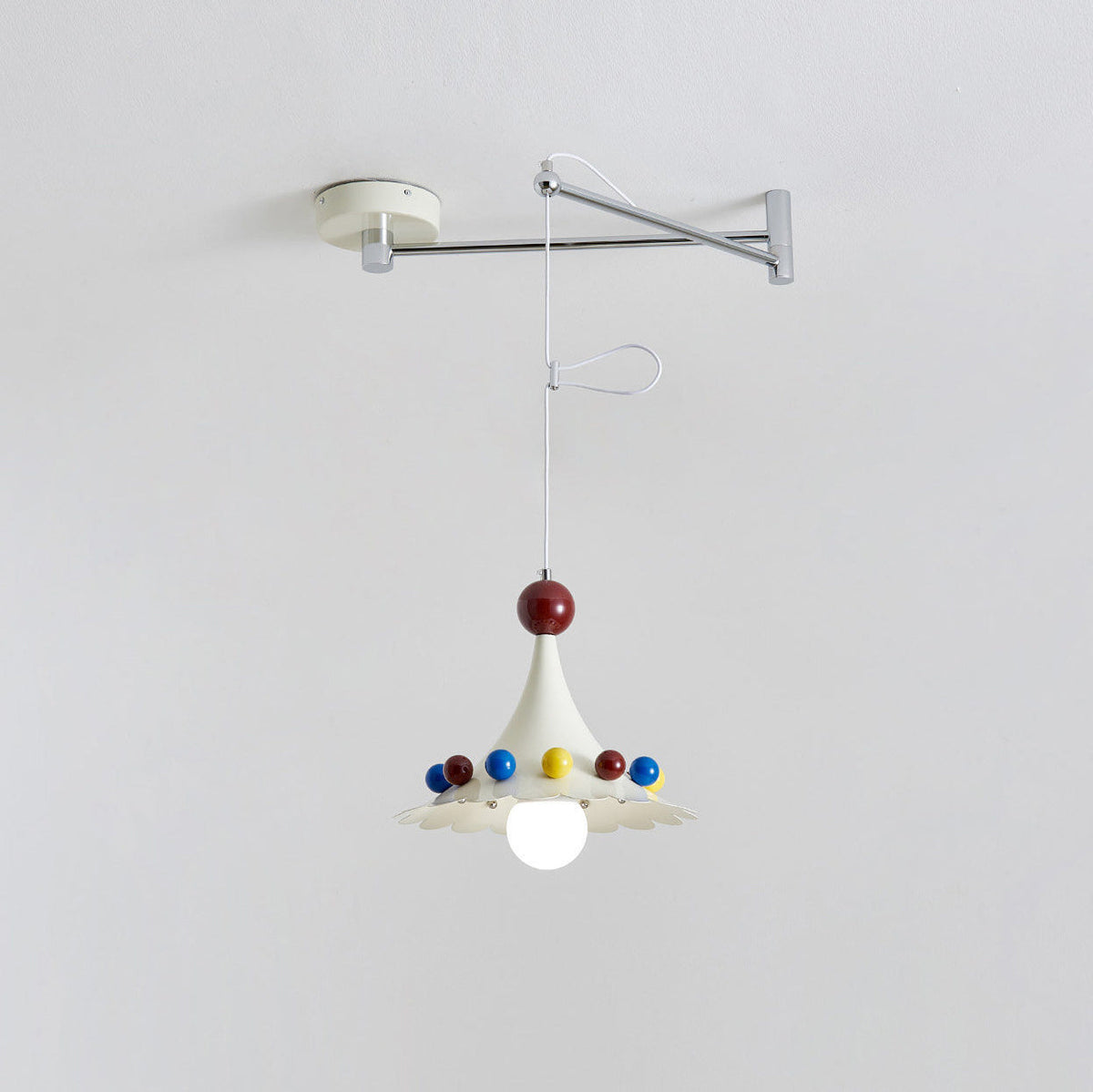 Jubilo Swing Arm Pendant Light – Ambient Illumination in Luxury Interior Setting View 12