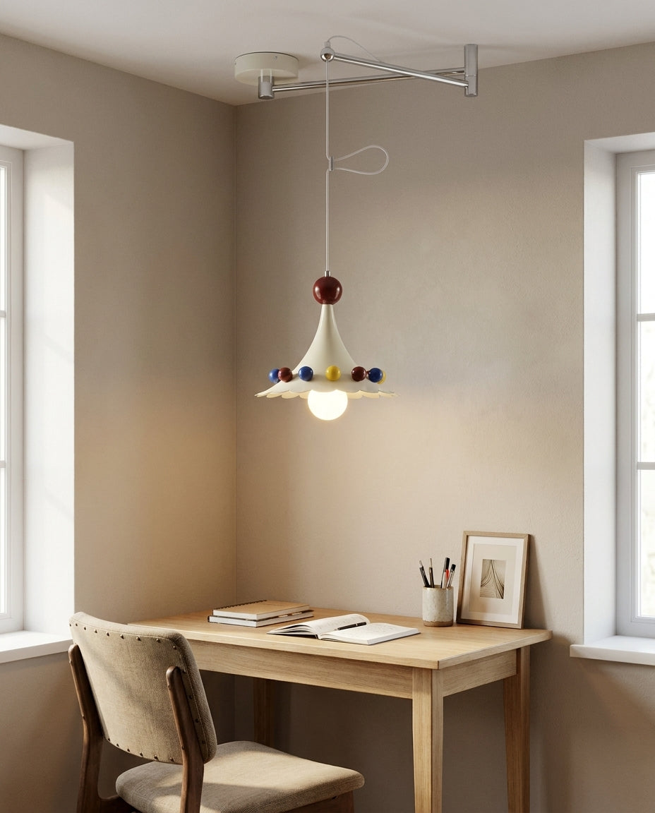 Jubilo Swing Arm Pendant Light – Ambient Illumination in Luxury Interior Setting View 8