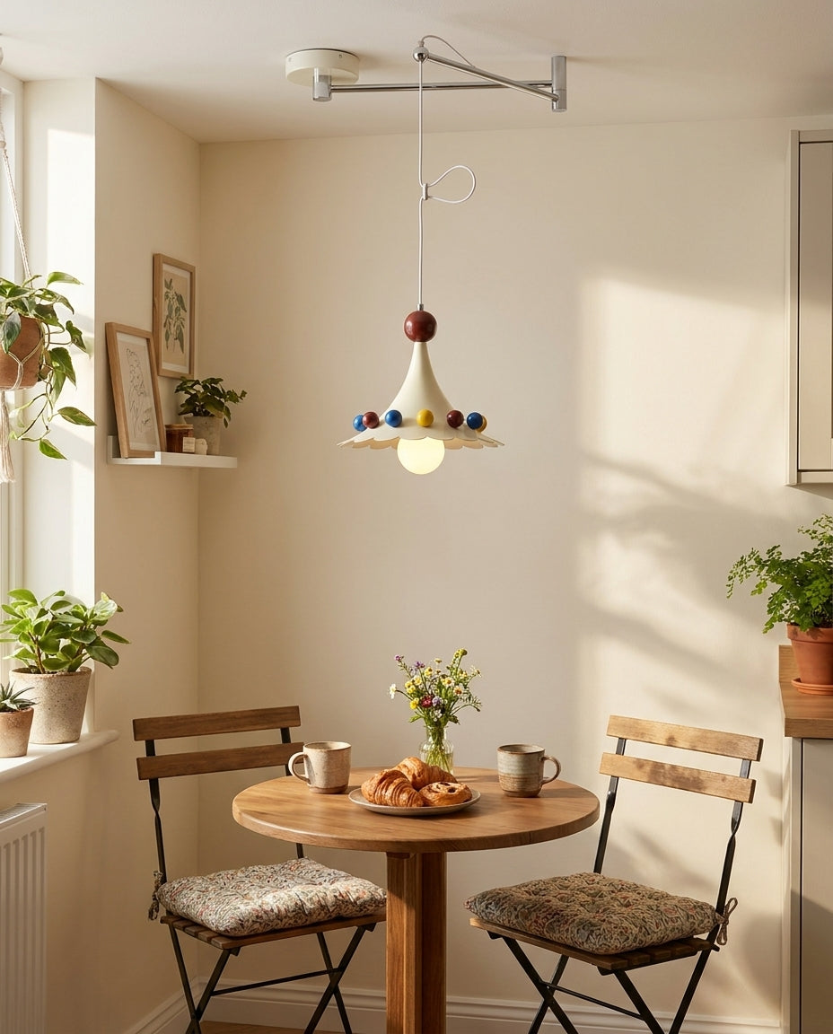 Jubilo Swing Arm Pendant Light – Ambient Illumination in Luxury Interior Setting View 9