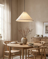 Kasumi Curated Washi Paper Pendant Light – handcrafted surface texture