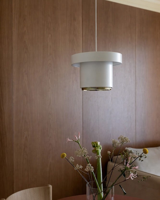Kivaro Curated Iron & Glass Pendant Light – macro detail view