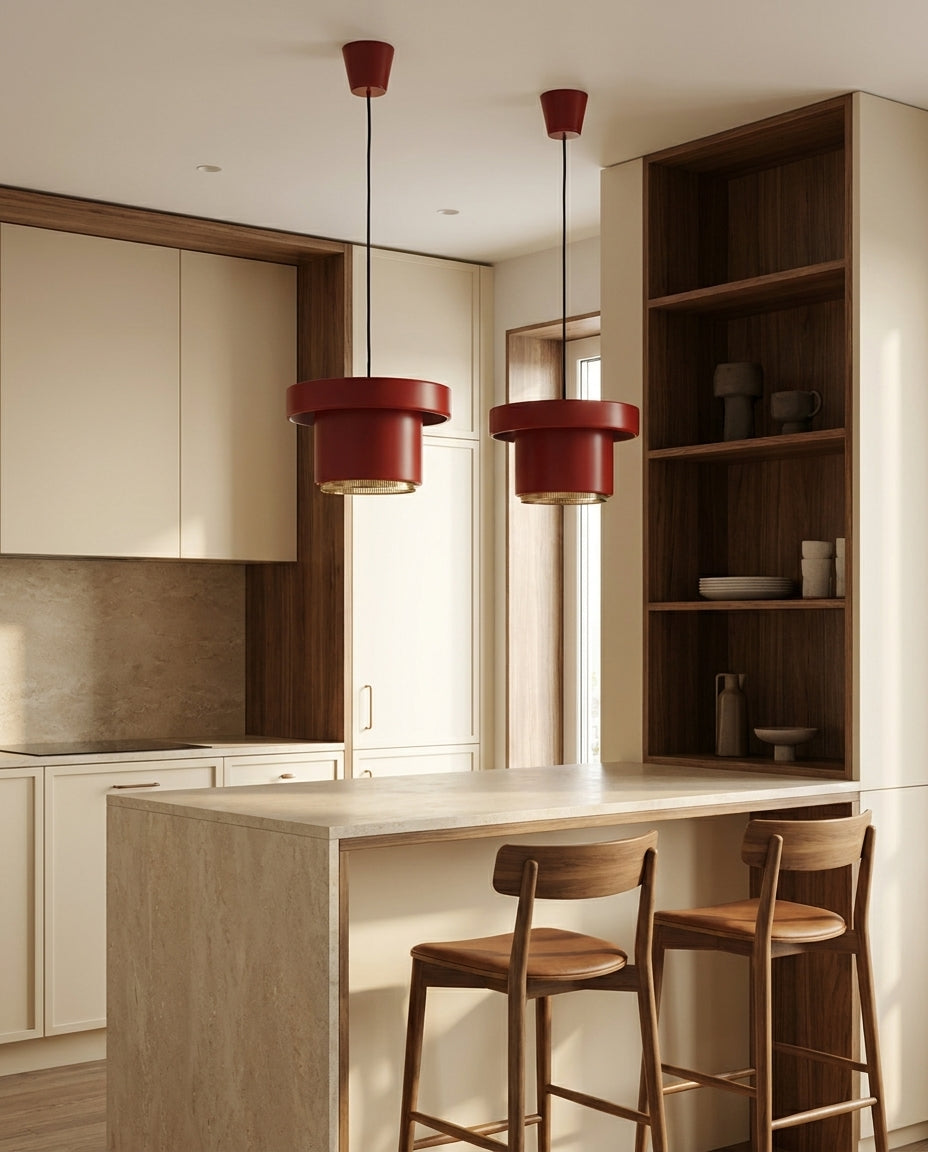 Kivaro Curated Iron & Glass Pendant Light