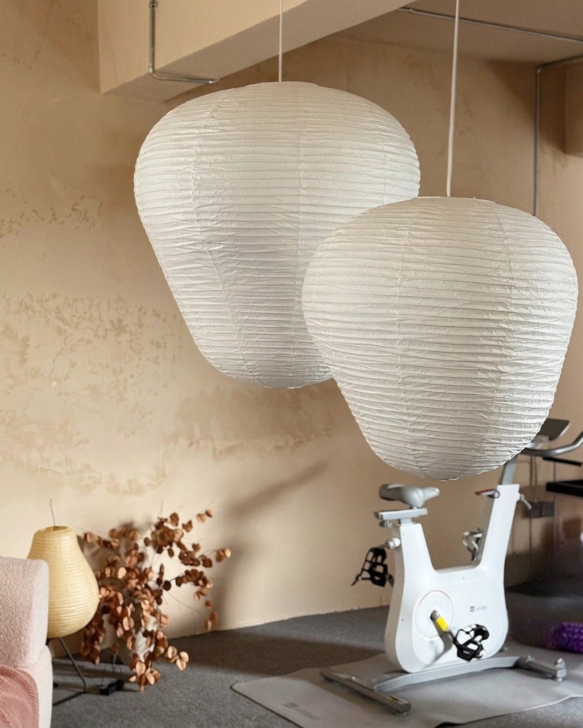 Kiyora Curated Washi Paper Pendant Light