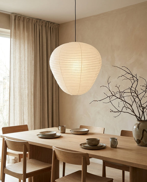 Kiyora Curated Washi Paper Pendant Light