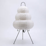 Haruno Curated Washi Paper Table Lamp – Model C W 24cm x H 46cm  W 9.4 x H 18.1 finish configuration