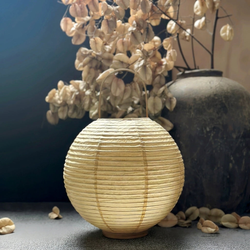 Kumo Curated Woven Rattan Table Lamp – handcrafted surface texture
