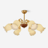 Larkmere Curated Mouth-Blown Frosted Glass Chand – Mouth-Blown Frosted Glass Chandelier