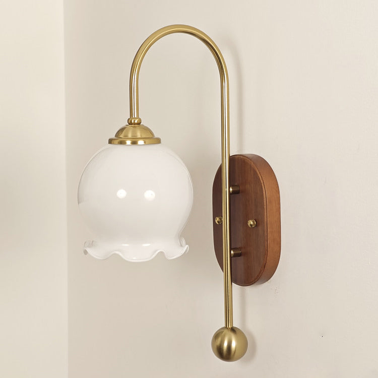 Laureden Curated Mouth-Blown Frosted Glass Wall – Model C W 15cm x H 45cm  W 5.9 x H 17.7 finish configuration