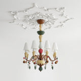 Lavinelle Curated Hand-Thrown Ceramic Chandelier – 8 Heads Dia 70cm x H 76cm ∅ 27.6 x finish configuration