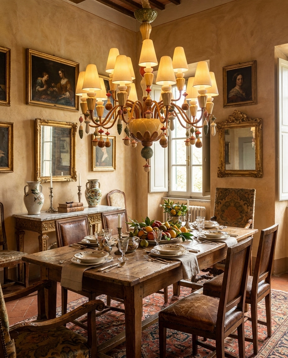 Lavinelle Curated Hand-Thrown Ceramic Chandelier