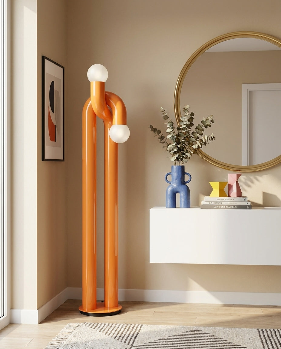 Modern Loopara Floor Lamp – Ambient Illumination in Luxury Interior Setting View 10