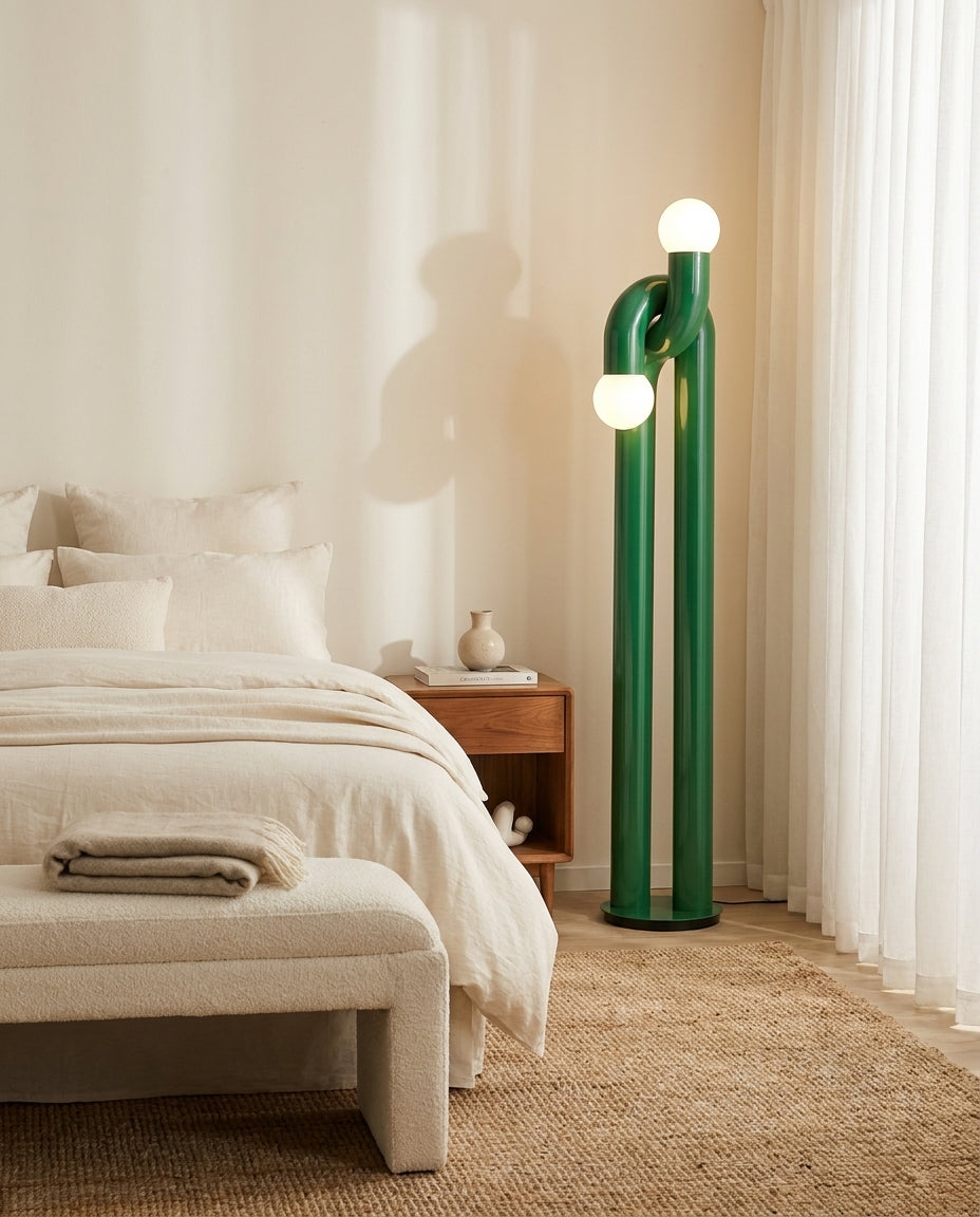 Modern Loopara Floor Lamp – Ambient Illumination in Luxury Interior Setting View 8