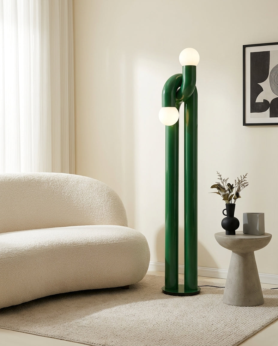 Modern Loopara Floor Lamp – Ambient Illumination in Luxury Interior Setting View 4