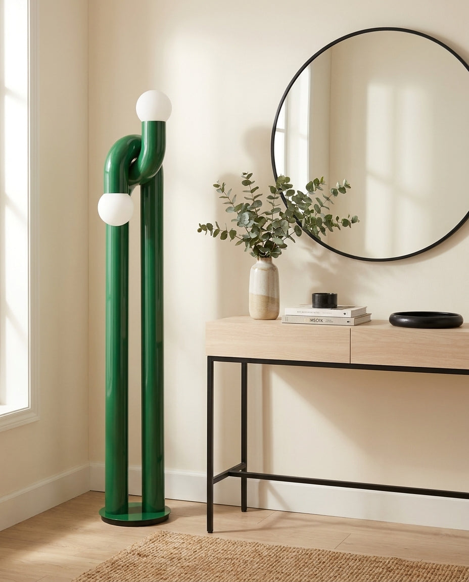 Modern Loopara Floor Lamp – Ambient Illumination in Luxury Interior Setting View 14