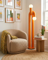 Modern Loopara Floor Lamp – Ambient Illumination in Luxury Interior Setting View 9