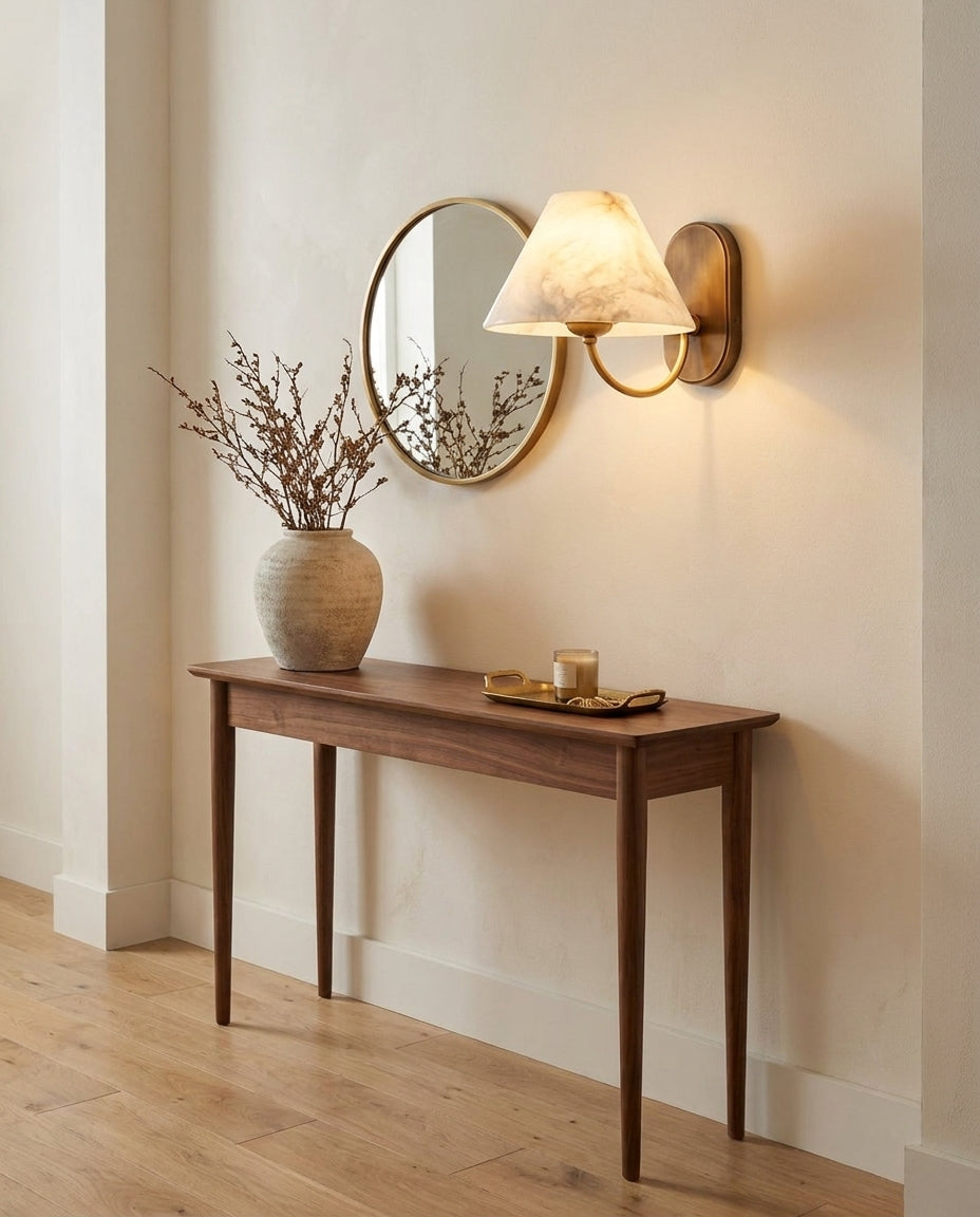 Louise Alabaster Wall Sconce – Ambient Illumination in Luxury Interior Setting View 10