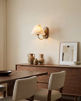 Louise Alabaster Wall Sconce – Ambient Illumination in Luxury Interior Setting View 12