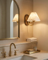Louise Alabaster Wall Sconce – Ambient Illumination in Luxury Interior Setting View 4