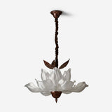 Magnolia Bloom Curated Optical Acrylic Chandelie – Optical Acrylic Chandelier