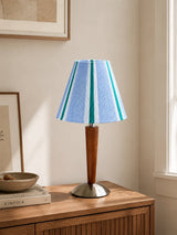 Maravio Curated Solid Hardwood Table Lamp – structural canopy joint detail