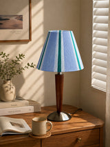 Maravio Curated Solid Hardwood Table Lamp – macro detail view