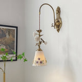 Maristelle Curated Solid Brass Wall Sconce – full fixture elevation view