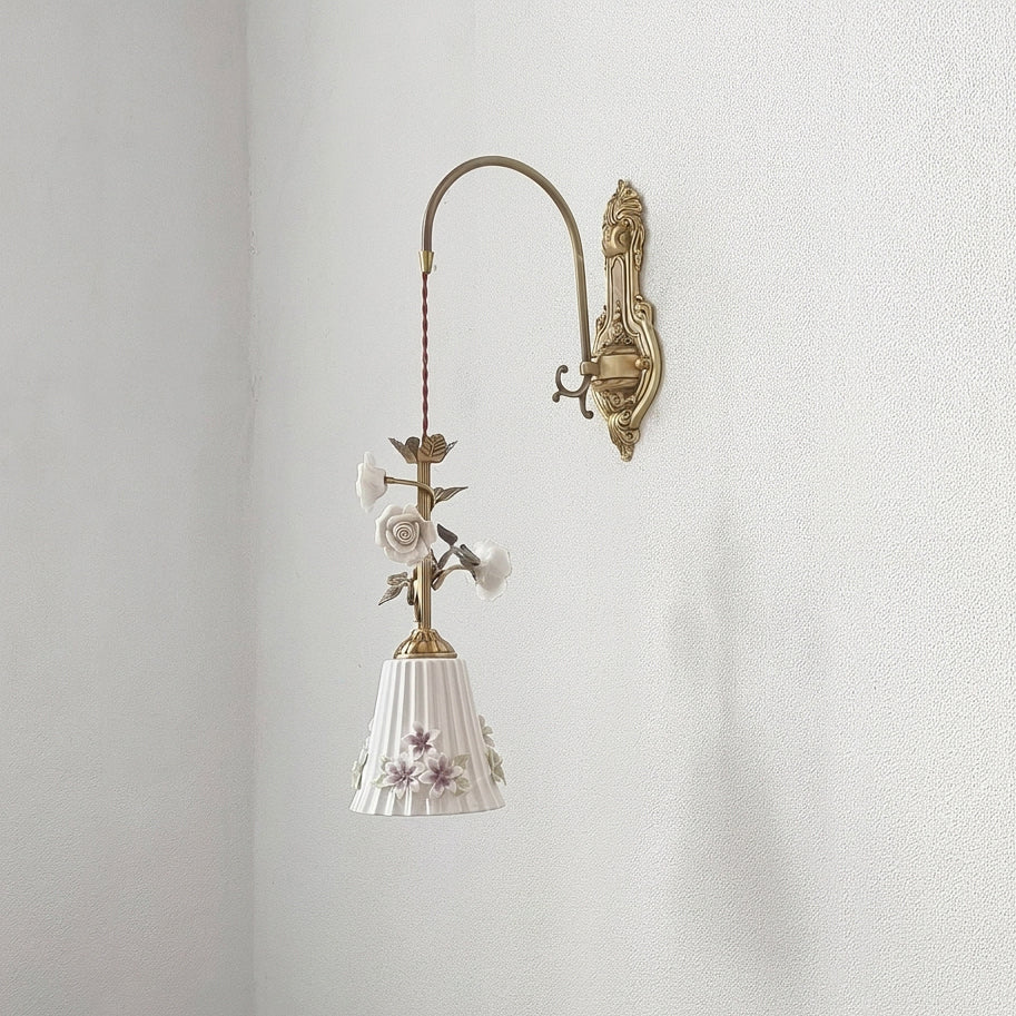 Maristelle Curated Solid Brass Wall Sconce – W 31cm x H 60cm  W 12.2 x H 23.6 finish configuration #1