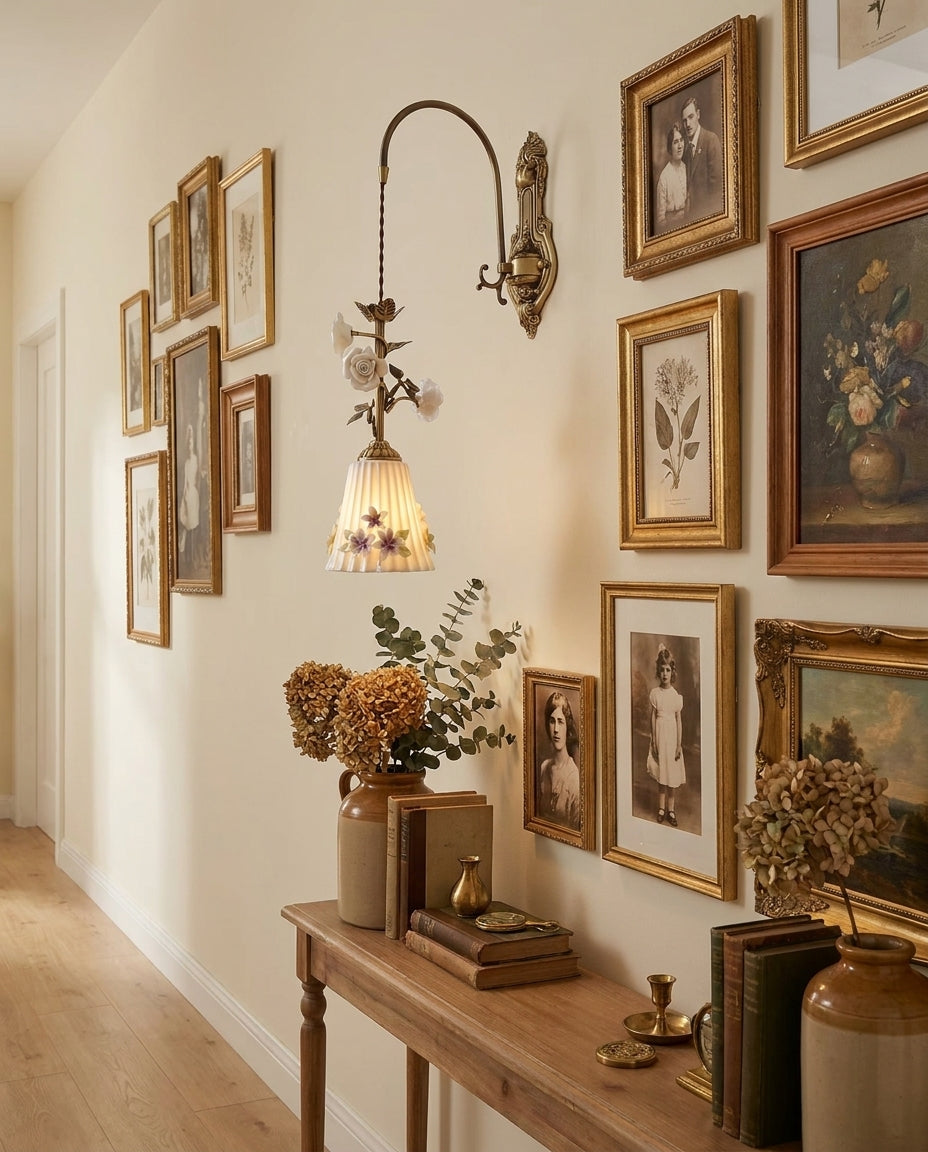 Maristelle Curated Solid Brass Wall Sconce