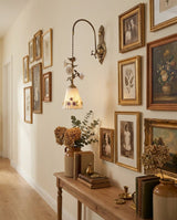 Maristelle Curated Solid Brass Wall Sconce – macro detail view