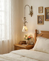 Solid Brass craftsmanship detail on Maristelle Curated Solid Brass Wall Sconce
