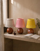 Marovia Curated Solid Hardwood Table Lamp – dimensional scale reference