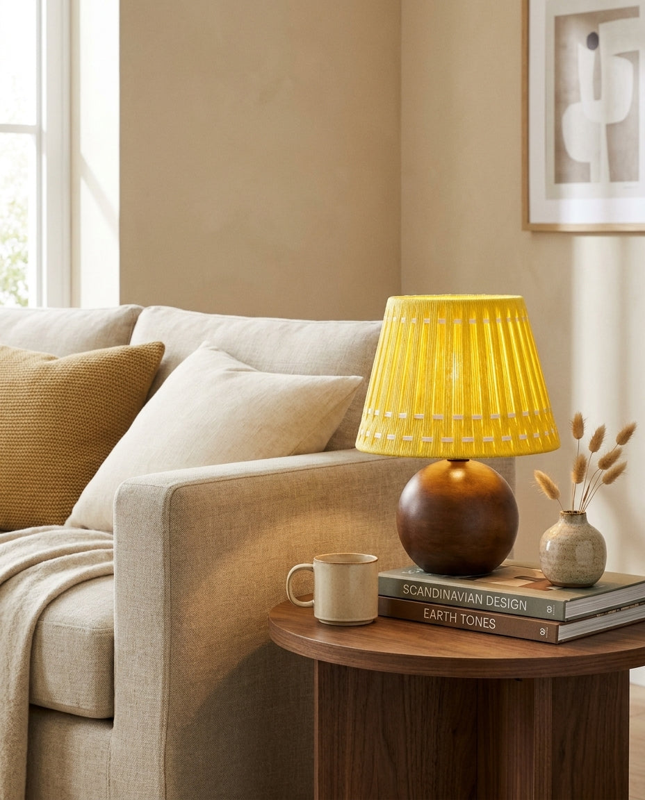 Marovia Curated Solid Hardwood Table Lamp