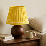 Marovia Curated Solid Hardwood Table Lamp – W 23cm x H 33cm  W 9.05 x H 12.9 finish configuration