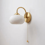 Mayville Alabaster Wall Sconce – Handcrafted Material Texture and Detail View
