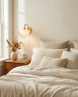 Mayville Alabaster Wall Sconce – Ambient Illumination in Luxury Interior Setting View 3