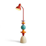 Mello Floor Curated Iron & Glass Floor Lamp – illuminated warm ambiance setting #1