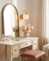 Millie Bells Alabaster Wall Sconce – Ambient Illumination in Luxury Interior Setting View 11