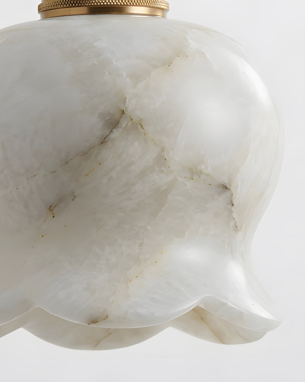 Millie Bells Alabaster Wall Sconce – Ambient Illumination in Luxury Interior Setting View 12