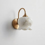 Millie Bells Alabaster Wall Sconce – Ambient Illumination in Luxury Interior Setting View 9