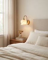 Millie Bells Alabaster Wall Sconce – Ambient Illumination in Luxury Interior Setting View 10