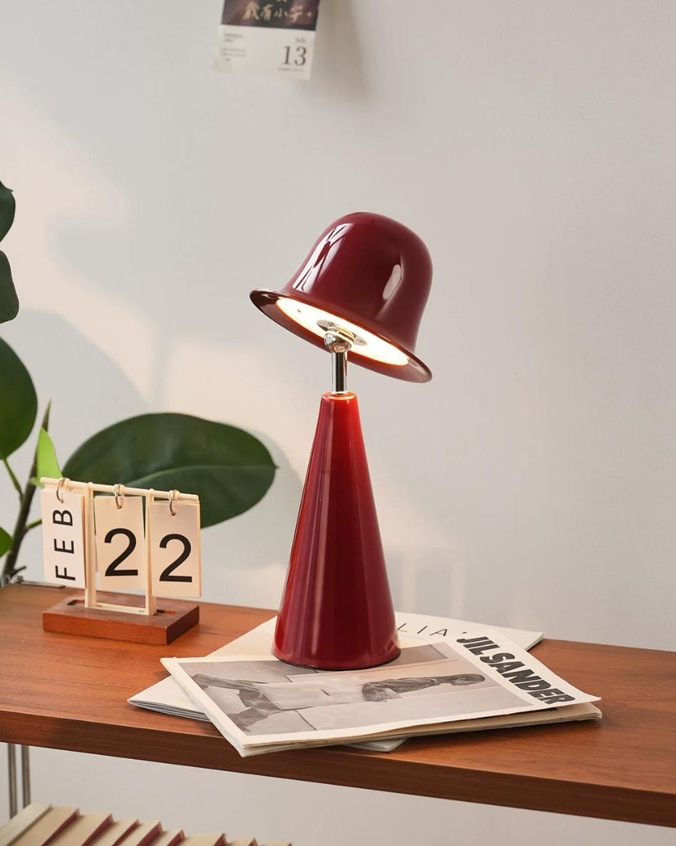 Mireva Curated Hand-Thrown Ceramic Table Lamp – unlit natural material contrast