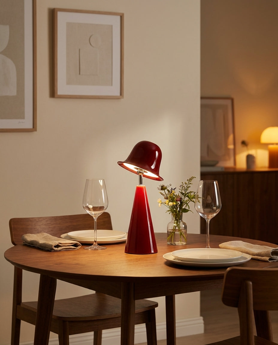 Mireva Curated Hand-Thrown Ceramic Table Lamp – macro detail view