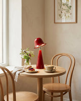Mireva Curated Hand-Thrown Ceramic Table Lamp – dimensional scale reference