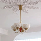 Mirevane Curated Solid Hardwood Chandelier – 4 Heads Dia 53.8cm x H 32cm  ∅ 21 x H 12 finish configuration