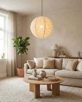 Finished Iron craftsmanship detail on Mirevon Curated Finished Iron Pendant Light