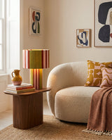 Modena Curated Finished Iron Table Lamp – spatial dining room perspective